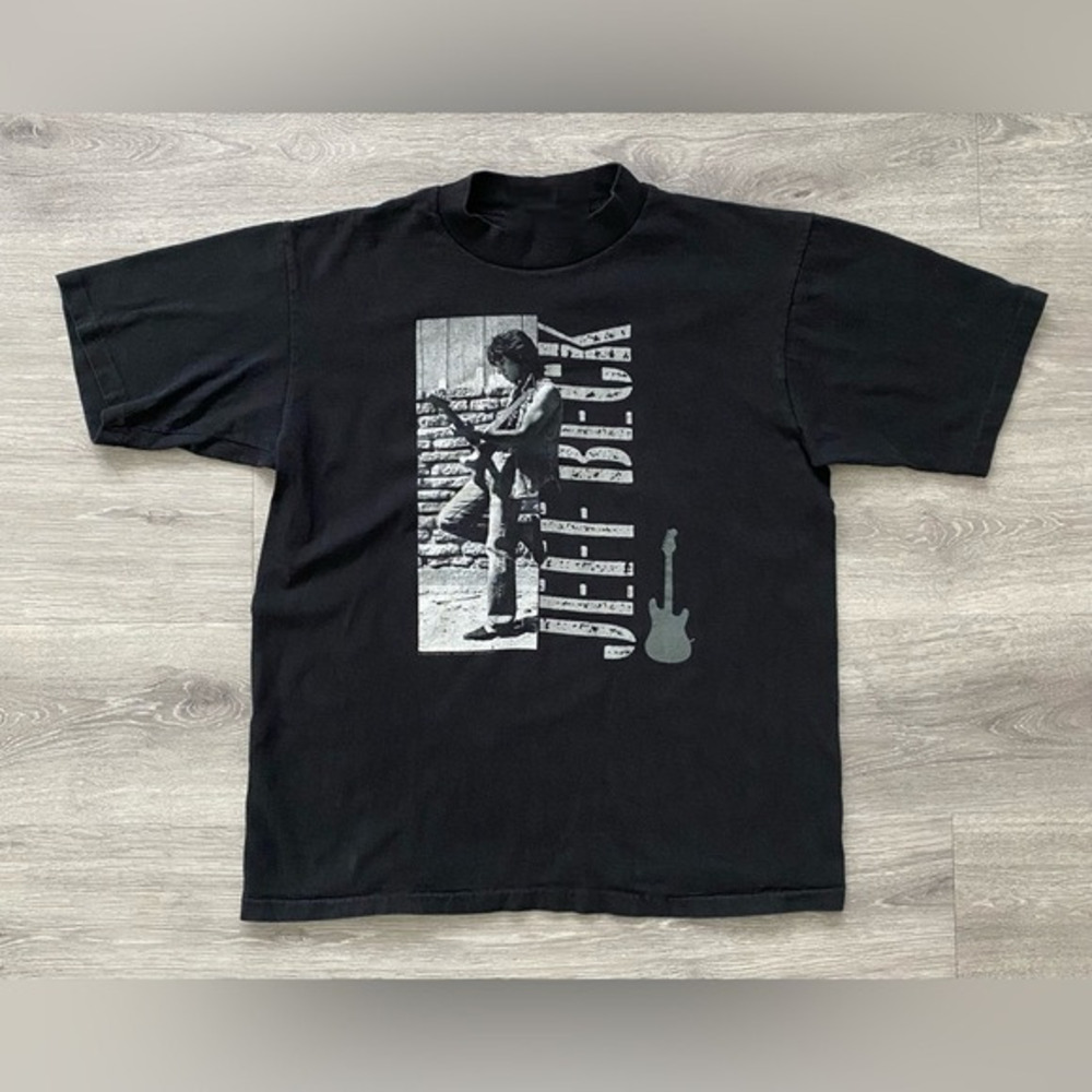 JEFF BECK Concert Tour Black T Shirt